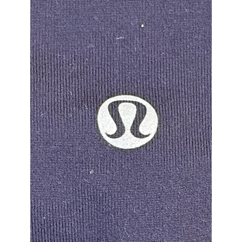 Lululemon Run Inspire Crop II‎ Purple Mesh Athletic Leggings Womens Size 10